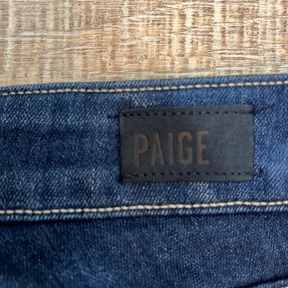 Paige jeans darker denim hoxton ankle stretchy skinny jeans 26 - Picture 8 of 15